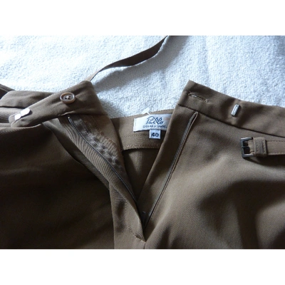 Pre-owned Pablo Mid-length Skirt In Brown