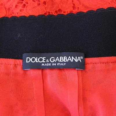 Pre-owned Dolce & Gabbana Skirt In Red
