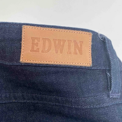 Pre-owned Edwin Slim Jeans In Navy