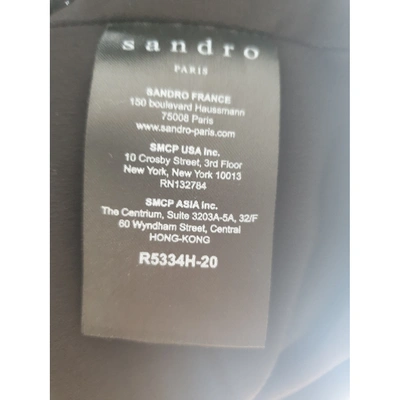 Pre-owned Sandro Black Dress
