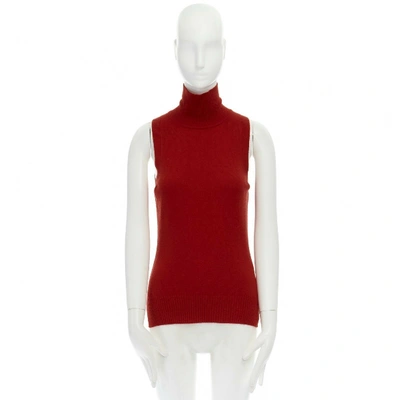 Pre-owned Rosetta Getty Cashmere Knitwear In Red