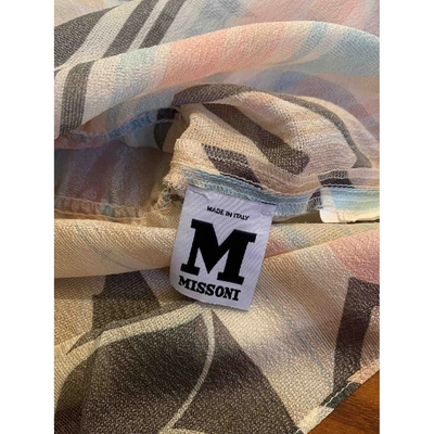 Pre-owned M Missoni Silk Blouse In Multicolour