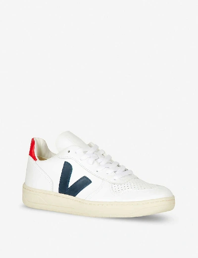 Shop Veja Womens White/oth Women's V10 Leather Trainers