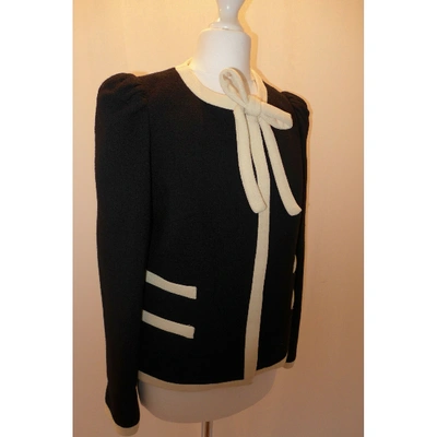 Pre-owned Milly Black Wool Jacket