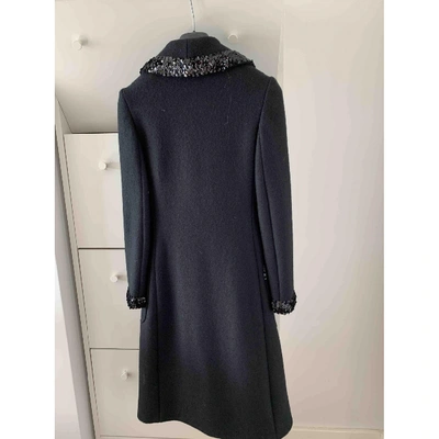 Pre-owned Dolce & Gabbana Black Wool Coat