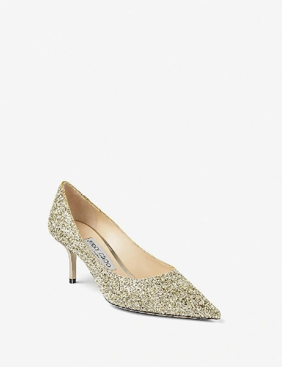 Shop Jimmy Choo Womens Moon Sand Love 65 Glitter Courts 2