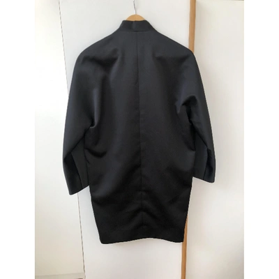 Pre-owned Balenciaga Coat In Black