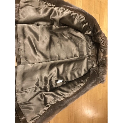 Pre-owned Jitrois Leather Jacket In Brown