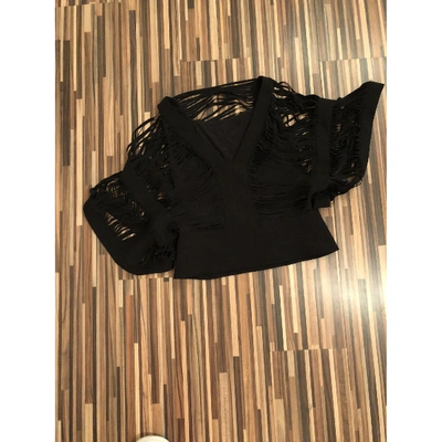Pre-owned Tom Ford Silk Blouse In Black
