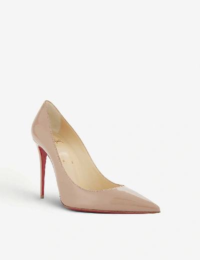 Christian Louboutin Women Kate 100 Patent Leather Decollete In Multi
