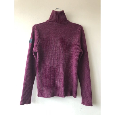 Pre-owned Helly Hansen Purple Wool Knitwear