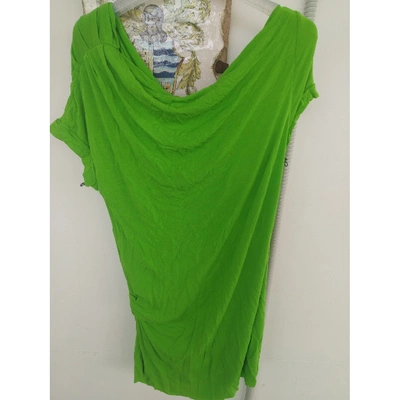 Pre-owned Plein Sud Mini Dress In Green