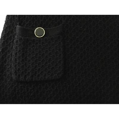 Pre-owned Tibi Wool Dress In Black