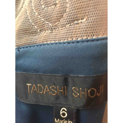 Pre-owned Tadashi Shoji Maxi Dress In Blue