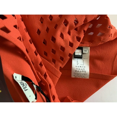 FENDI Pre-owned Skirt Suit In Orange