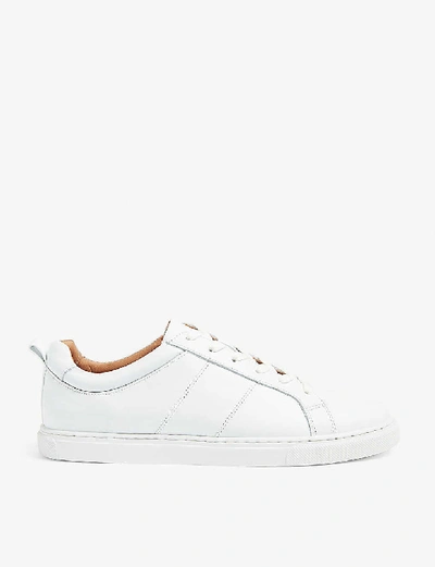 Shop Whistles Women's White Koki Leather Trainers