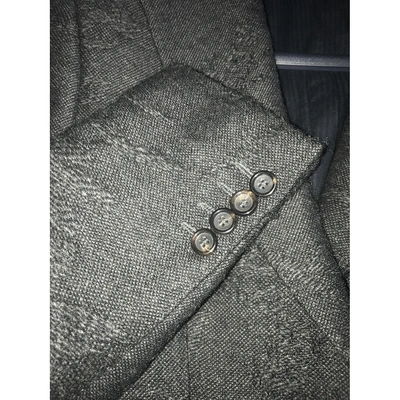 Pre-owned Tonello Wool Blazer In Grey