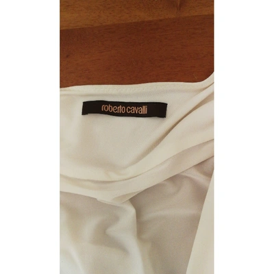 Pre-owned Roberto Cavalli Camisole In White