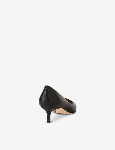 Lk Bennett Audrey Leather Courts In Bla-black