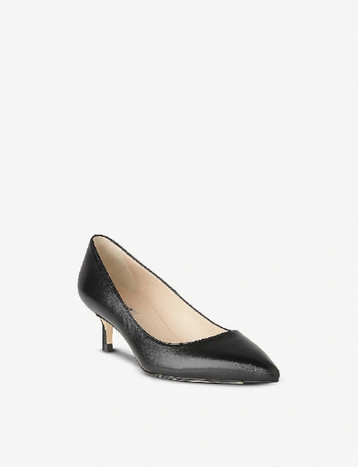 Lk Bennett Audrey Leather Courts In Bla-black