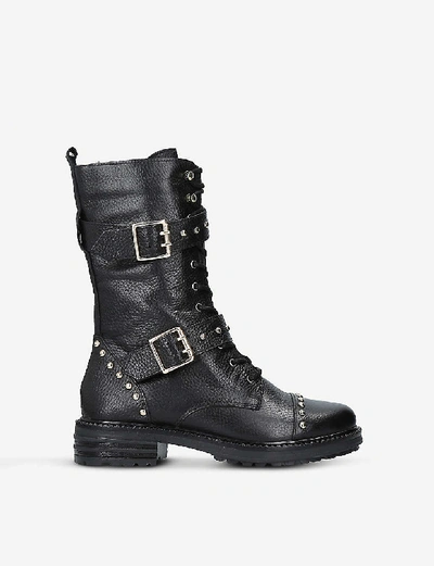 Sting leather boots