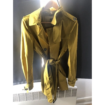 Pre-owned Burberry Khaki Trench Coat