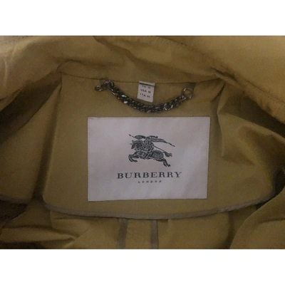 Pre-owned Burberry Khaki Trench Coat