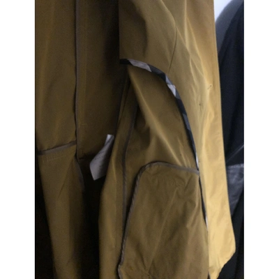 Pre-owned Burberry Khaki Trench Coat