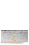 SAINT LAURENT 'Cassandre' Leather Clutch