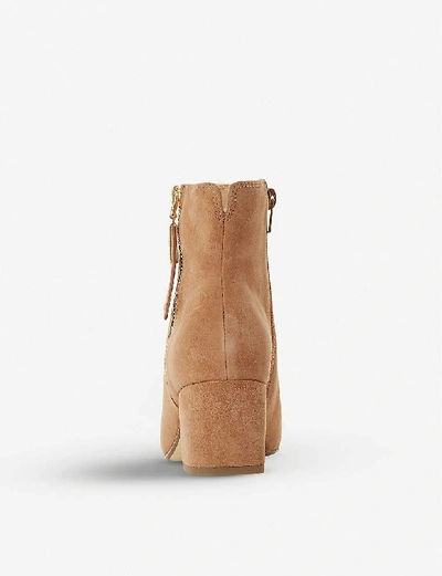 Shop Dune Orlla Suede Ankle Boots In Camel-suede