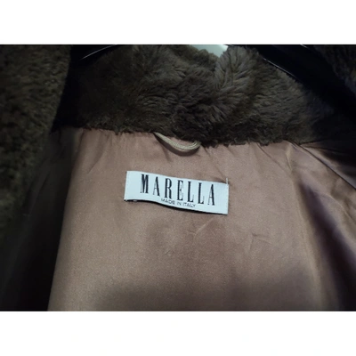 Pre-owned Marella Brown Coat