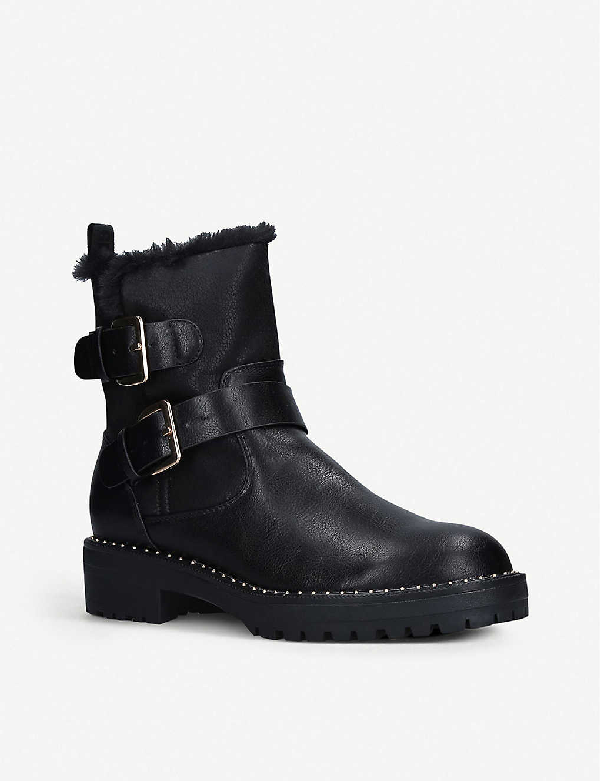 kg by kurt geiger chunky trainer in black