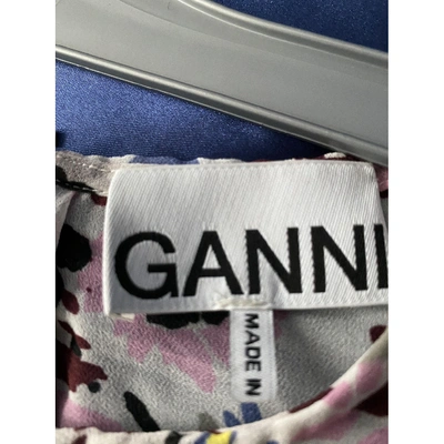 Pre-owned Ganni Fw19 Dress In Multicolour