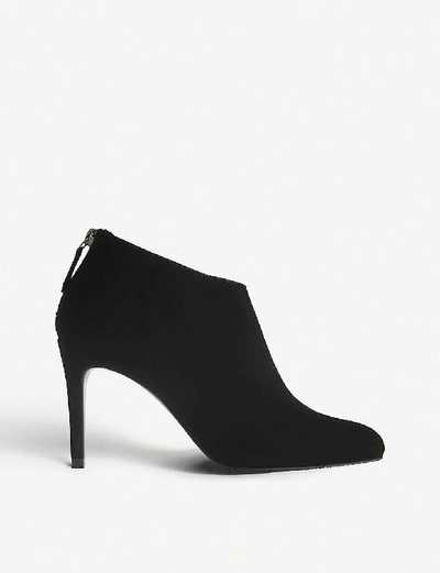 Shop Lk Bennett Womens Bla-black Emily Suede Ankle Boots