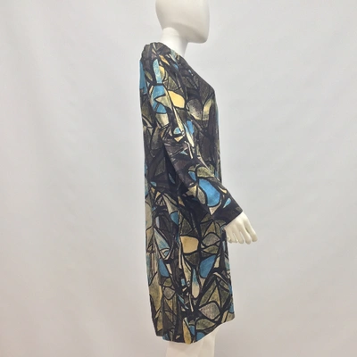 Pre-owned Marni Silk Mid-length Dress In Multicolour