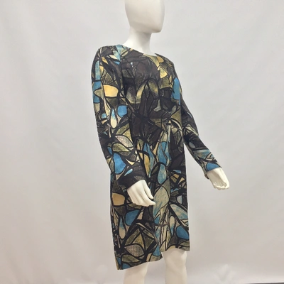 Pre-owned Marni Silk Mid-length Dress In Multicolour