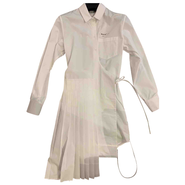 off white cotton dress
