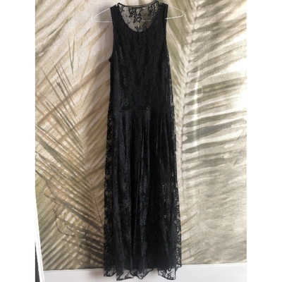 Pre-owned Chloé Lace Maxi Dress In Pink