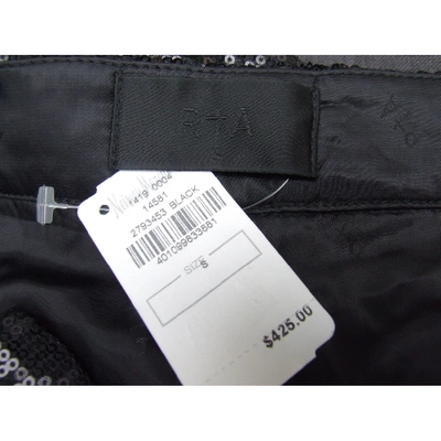 Pre-owned Rta Trousers In Black