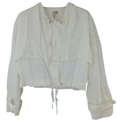 Pre-owned Edun White Silk Jacket