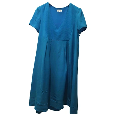 Pre-owned Claudie Pierlot Mid-length Dress In Blue