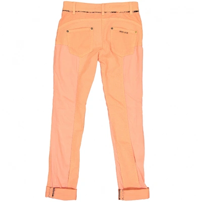 Pre-owned Roberto Cavalli Slim Jeans In Orange