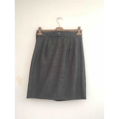 Pre-owned Zac Posen Mid-length Skirt In Grey