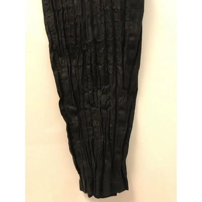 Pre-owned Balenciaga Carot Pants In Black