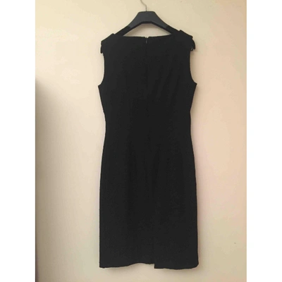 Pre-owned Velvet Dress In Black