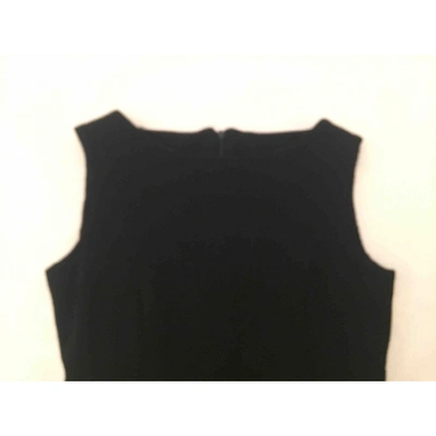 Pre-owned Velvet Dress In Black