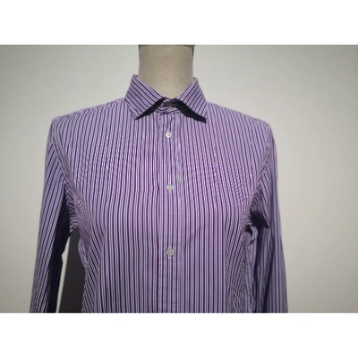 Pre-owned Ralph Lauren Shirt In Purple