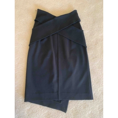Pre-owned Josh Goot Mid-length Skirt In Black