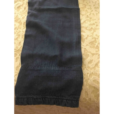Pre-owned Tommy Hilfiger Carot Pants In Blue