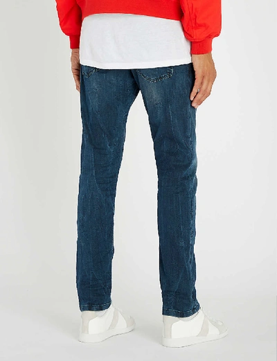 Shop Diesel Krooley Slim-fit Skinny Jogg Jeans In Indigo